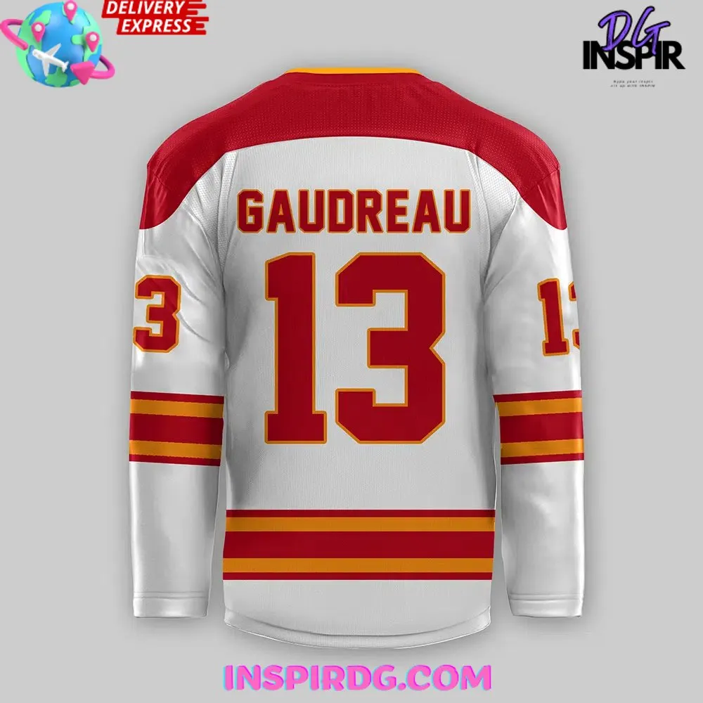 -Calgary Flames 2024 White Hockey Jersey