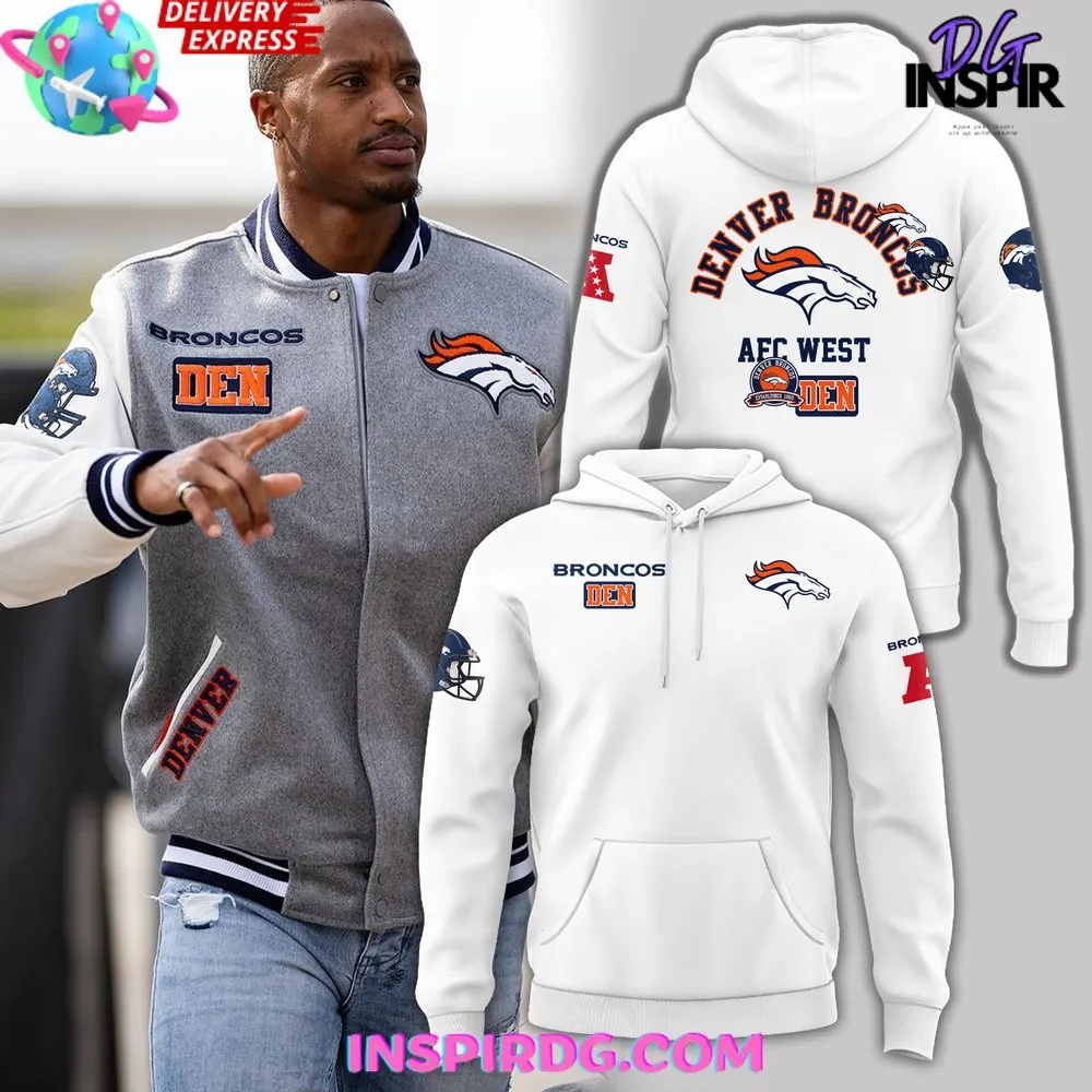 -Denver Broncos AFC West Champions 2024 Hoodie