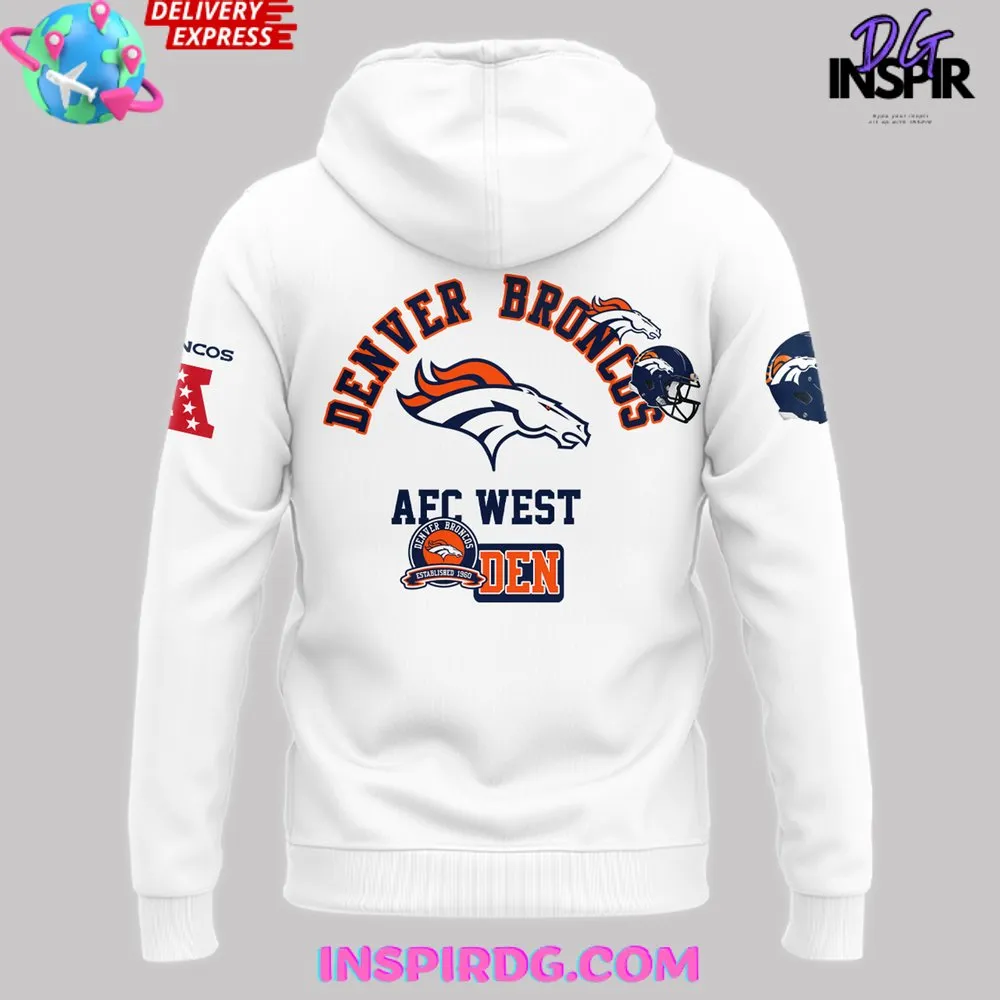 -Denver Broncos AFC West Champions 2024 Hoodie