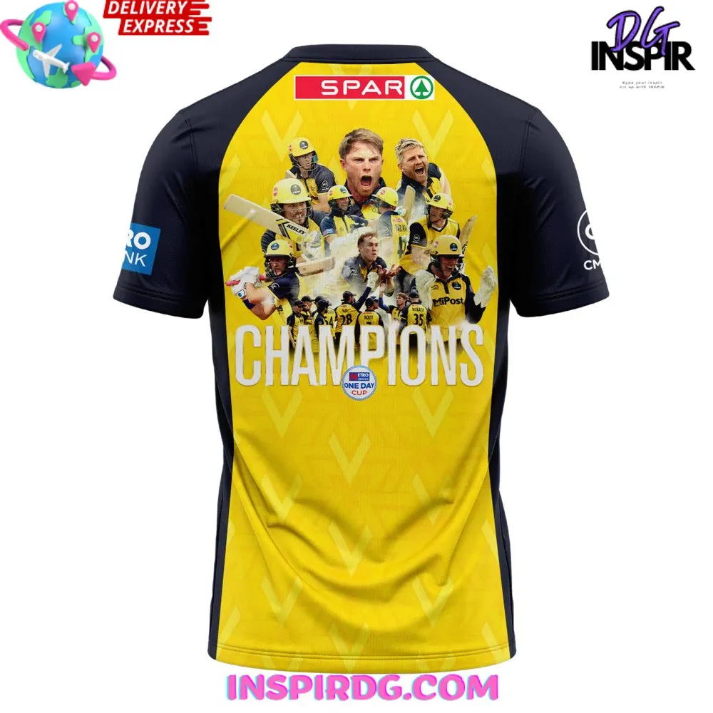 -Glamorgan Cricket Champions One Day Cup 2024 T-Shirt
