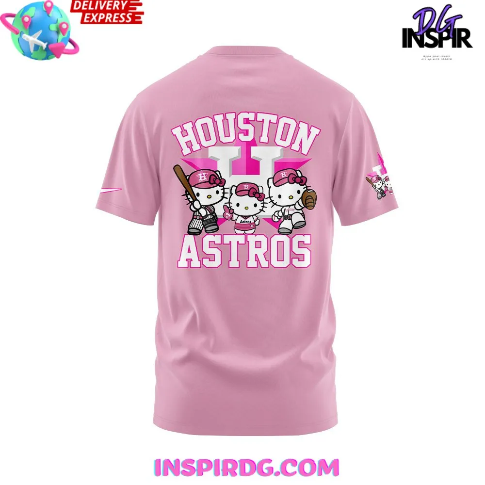 -Houston Astros x Hello Kitty T-Shirt