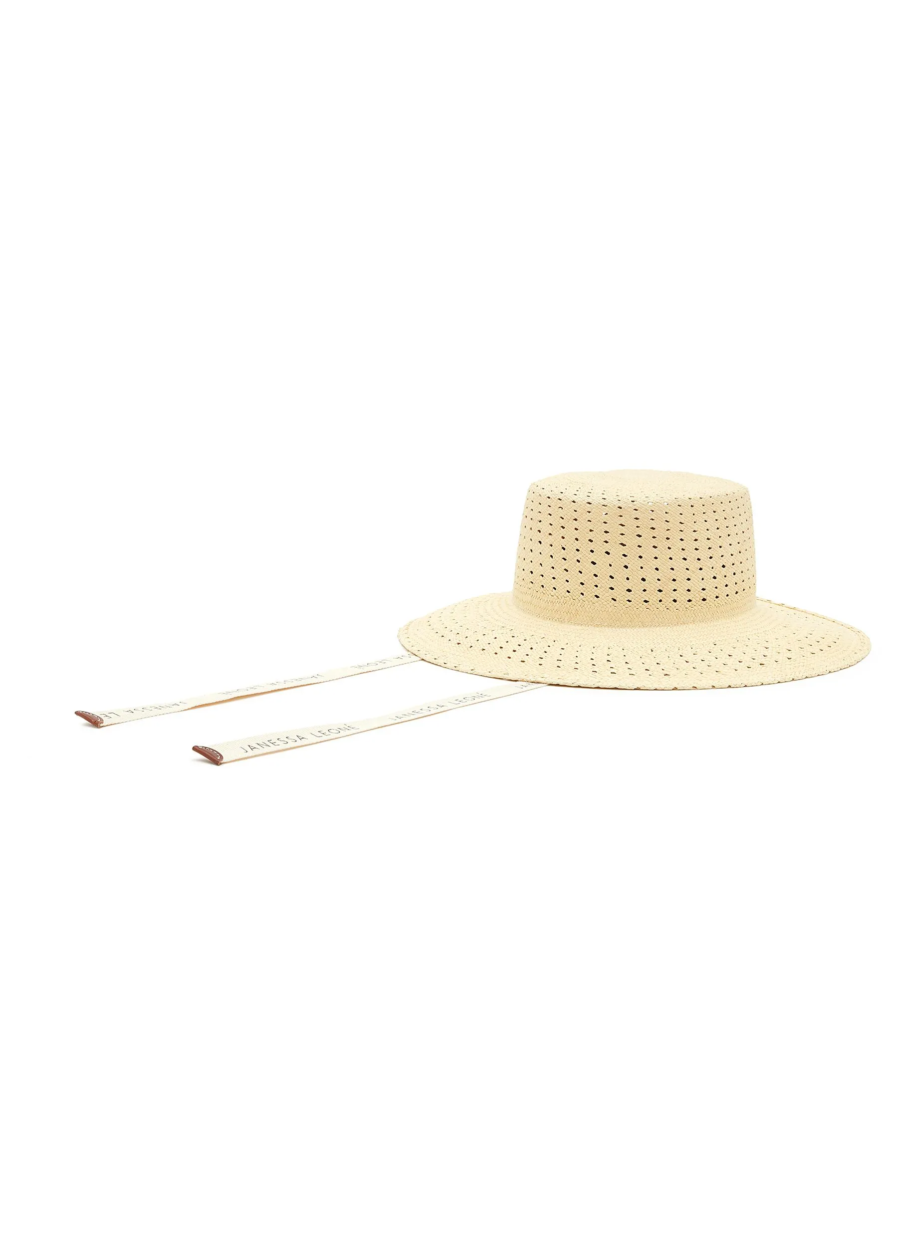 -----------JANESSA LEONÉ ---- ------------ ----Panama Straw Hat --