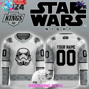 -Los Angeles Kings x Star Wars Night Custom Hockey Jersey