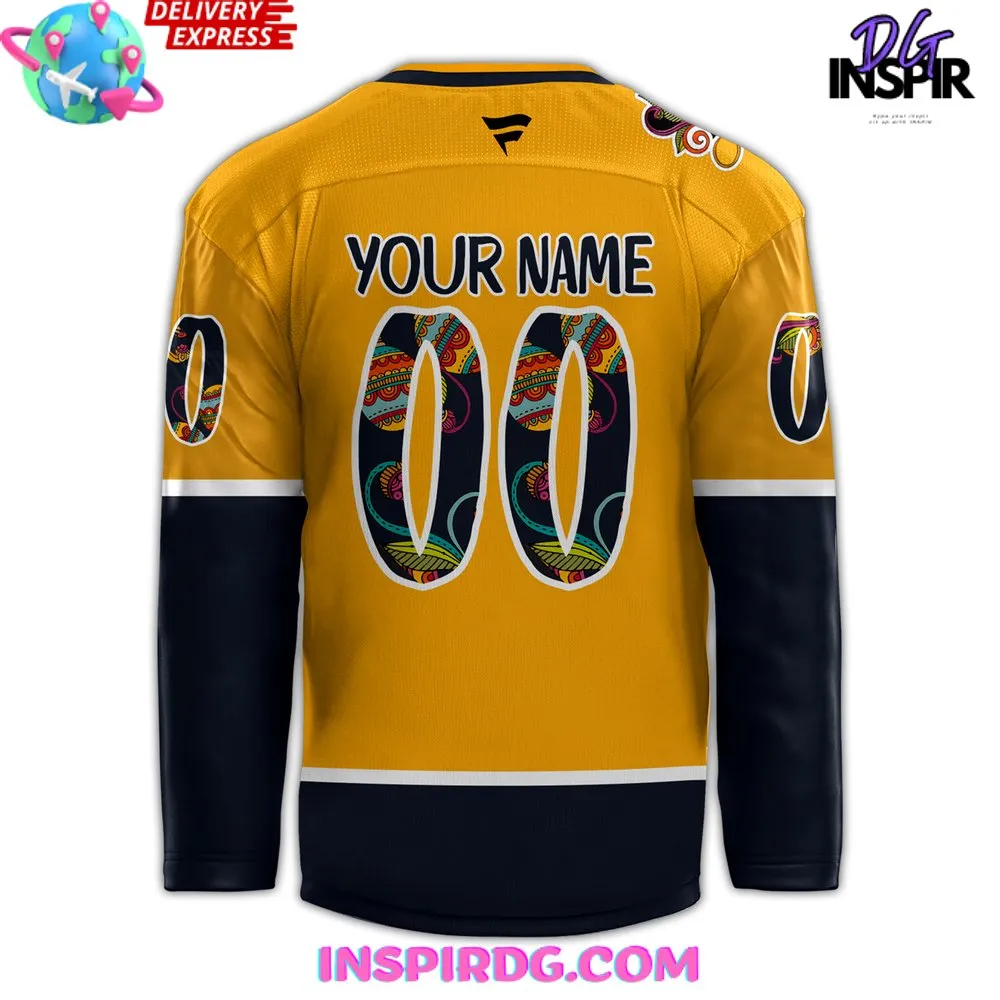 -Nashville Predators x Hispanic Music Heritage Night 2024 Special Hockey Jersey