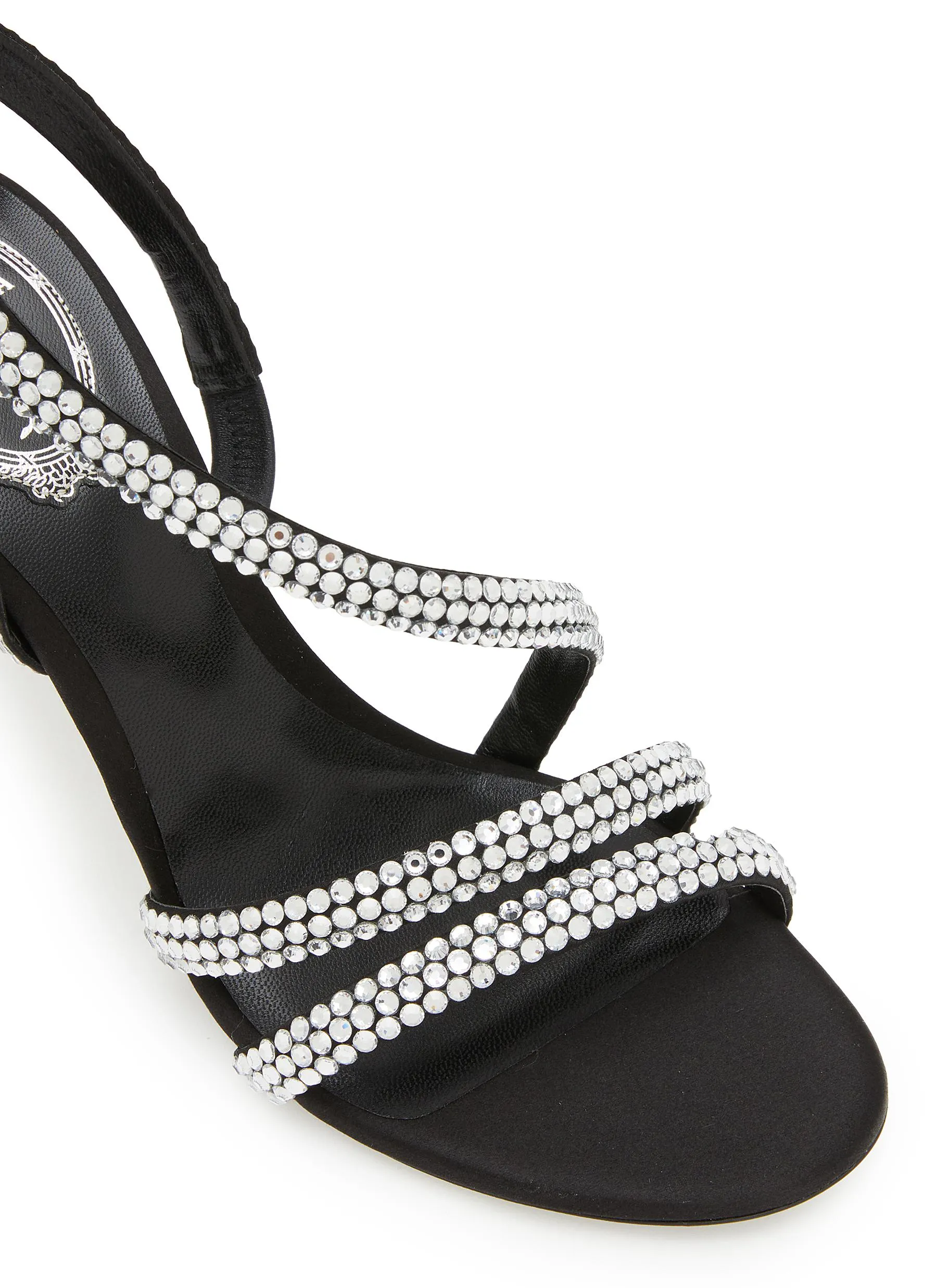 -----------RENÉ CAOVILLA  ---- ------------ ----Juniper 80 Crystal Strass Sandals --