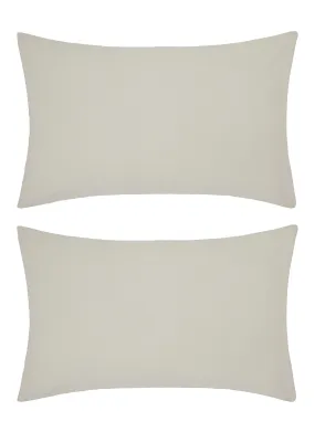 -----------SOCIETY LIMONTA  ---- ------------ ----Jess Cotton Pillowcase Set of 2 — Mastice --