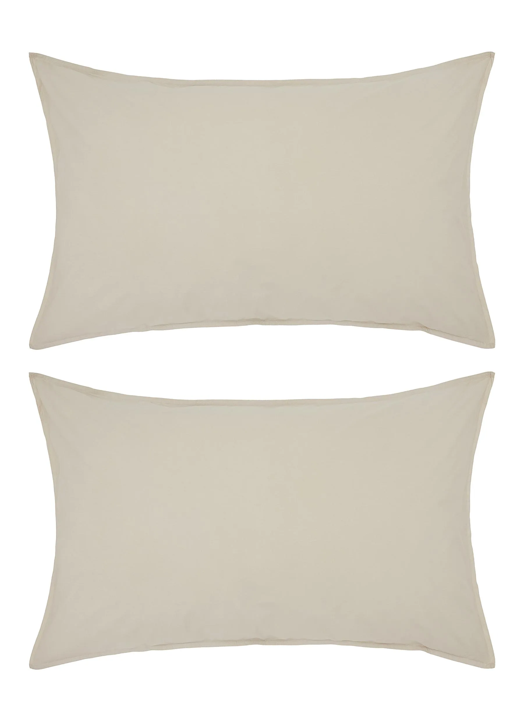 -----------SOCIETY LIMONTA  ---- ------------ ----Nite Cotton Pillowcase Set of 2 — Juta --