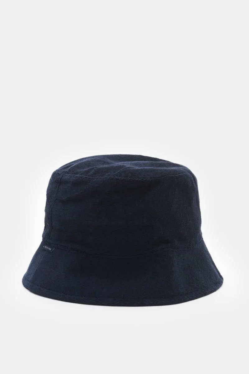 04651/ A TRIP IN A BAG terry bucket hat 'Terry Hat' navy