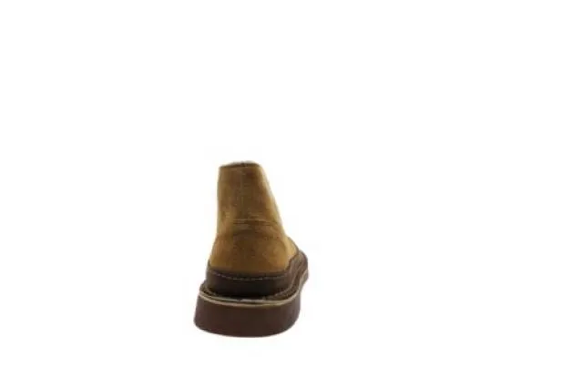 [08168] mens clarks bushacre rand boot taupe distressed suede