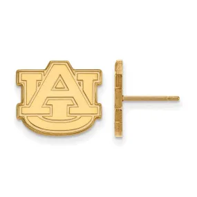 14k Yellow Gold Auburn University Small Post Earrings