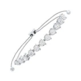 14KT WHITE GOLD DIAMOND (1CTW) BRACELET