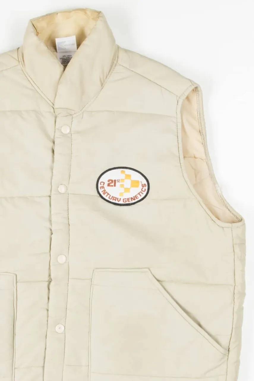 21st Century Genetics Tan Padded Vest