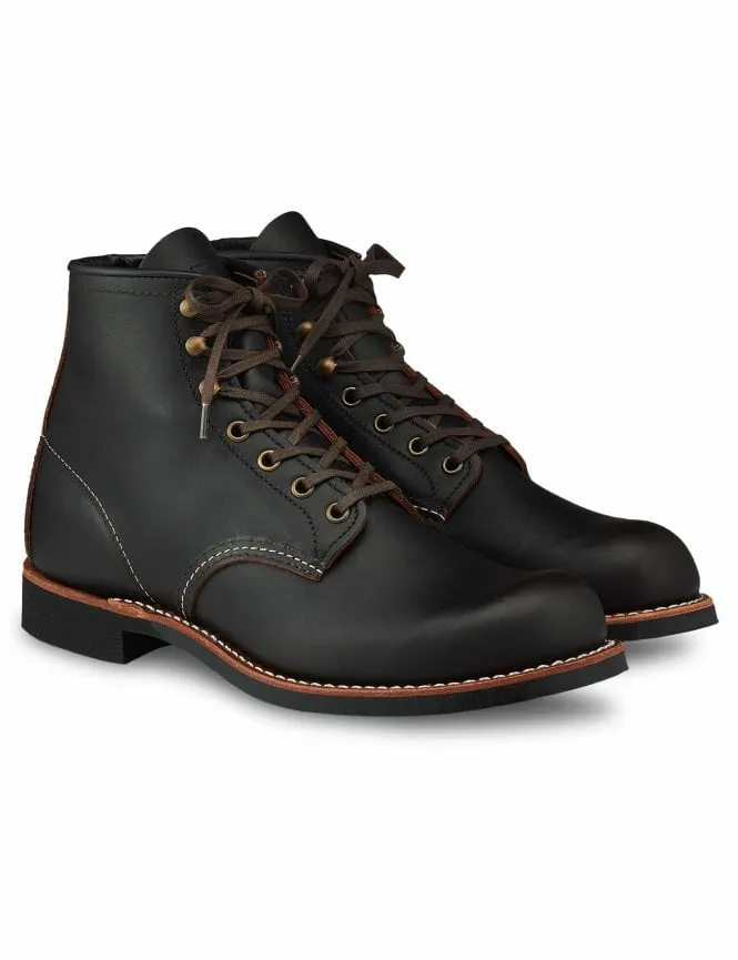 3345D Heritage 6" Blacksmith Boot - Black Prairie Leather