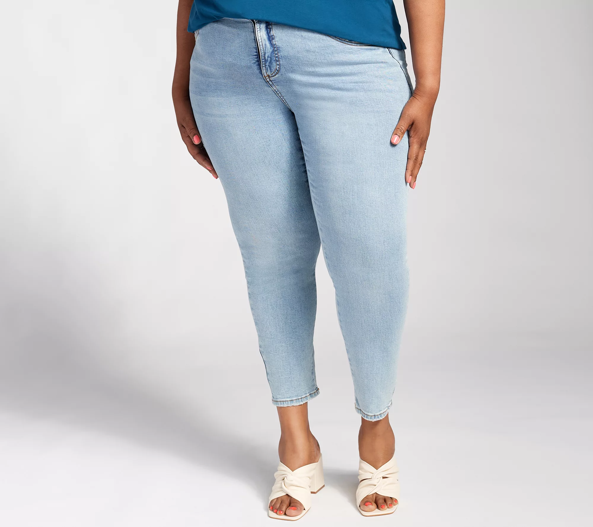 "As Is" Form & Line by Universal Standard Denim Ankle Jeans