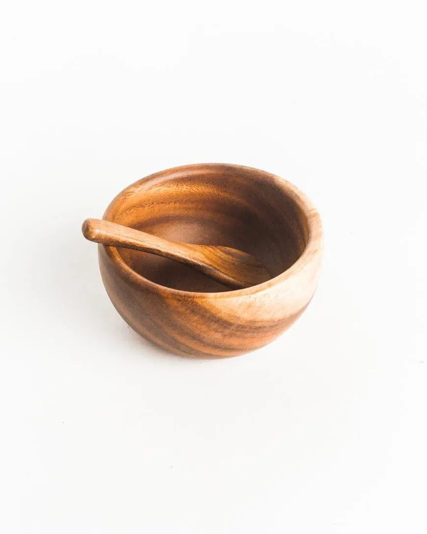 6 Acacia Wood Smoothie Bowl + Spoon
