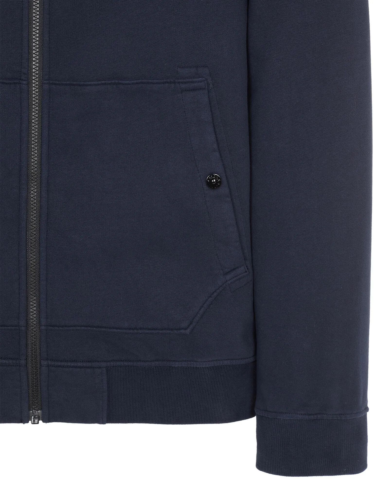 64251 Full-Zip Hooded Sweatshirt in Cotton Fleece