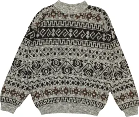 80s Patterned Jumper | ThriftTale