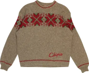 90s Brown Nordic Jumper | ThriftTale
