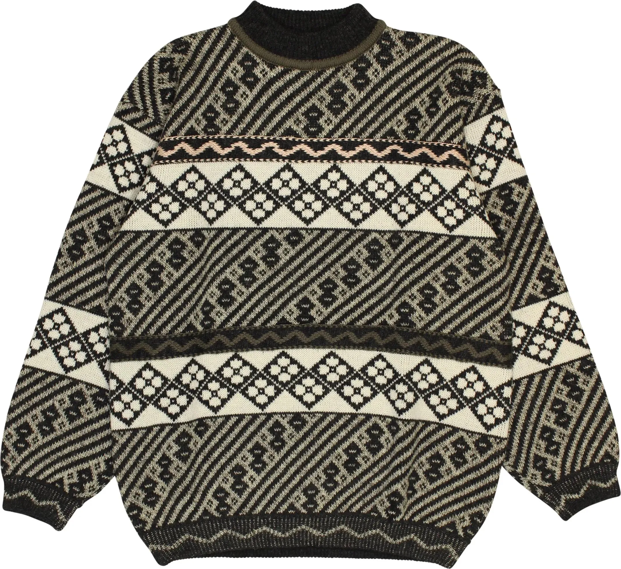 90s Patterned Jumper | ThriftTale