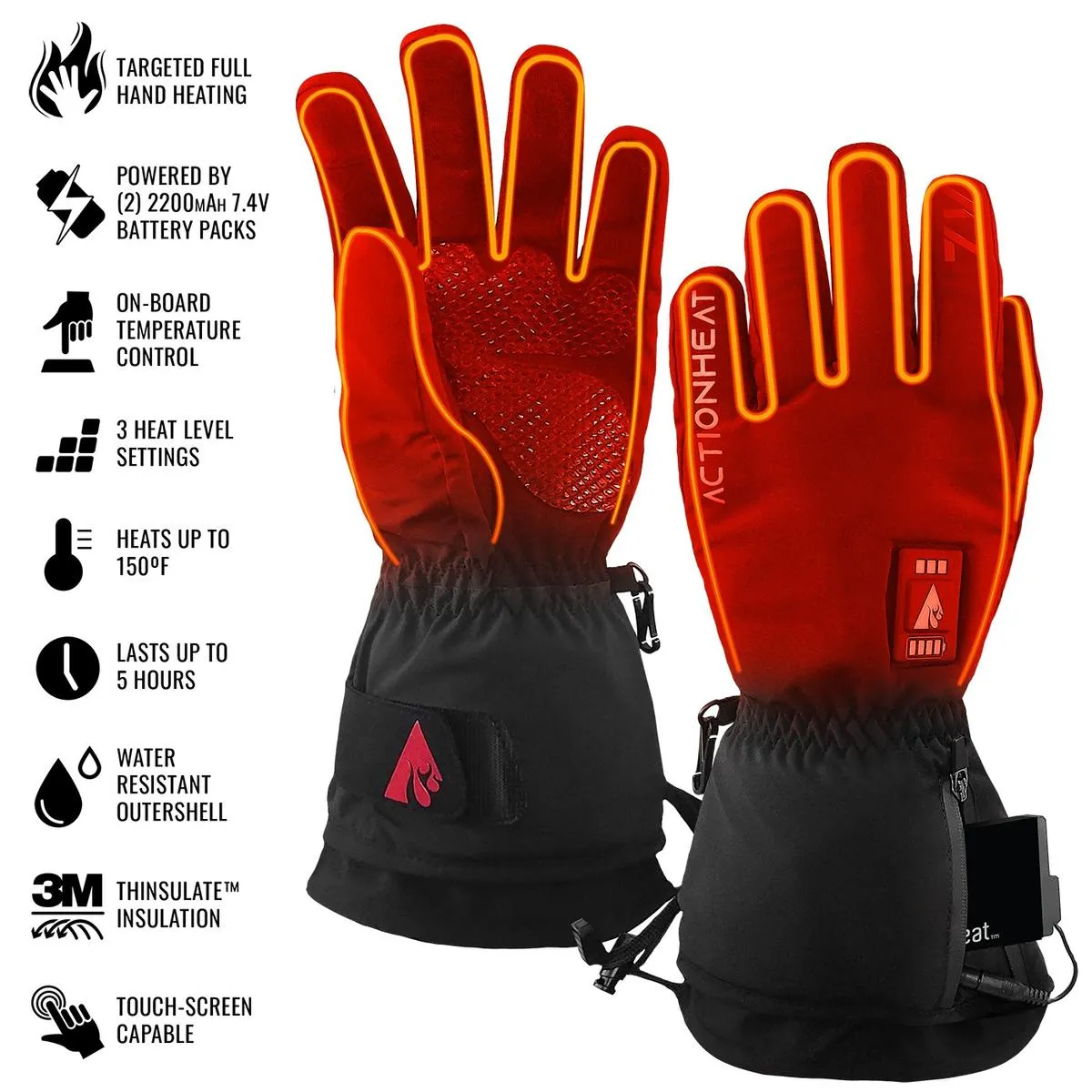 ActionHeat 7V Men's Everyday Heated Gloves