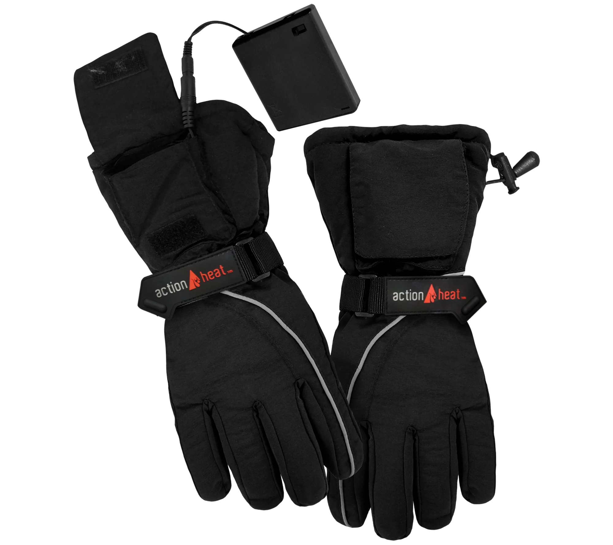 ActionHeat Men's AA Battery Heated Snow Gloves