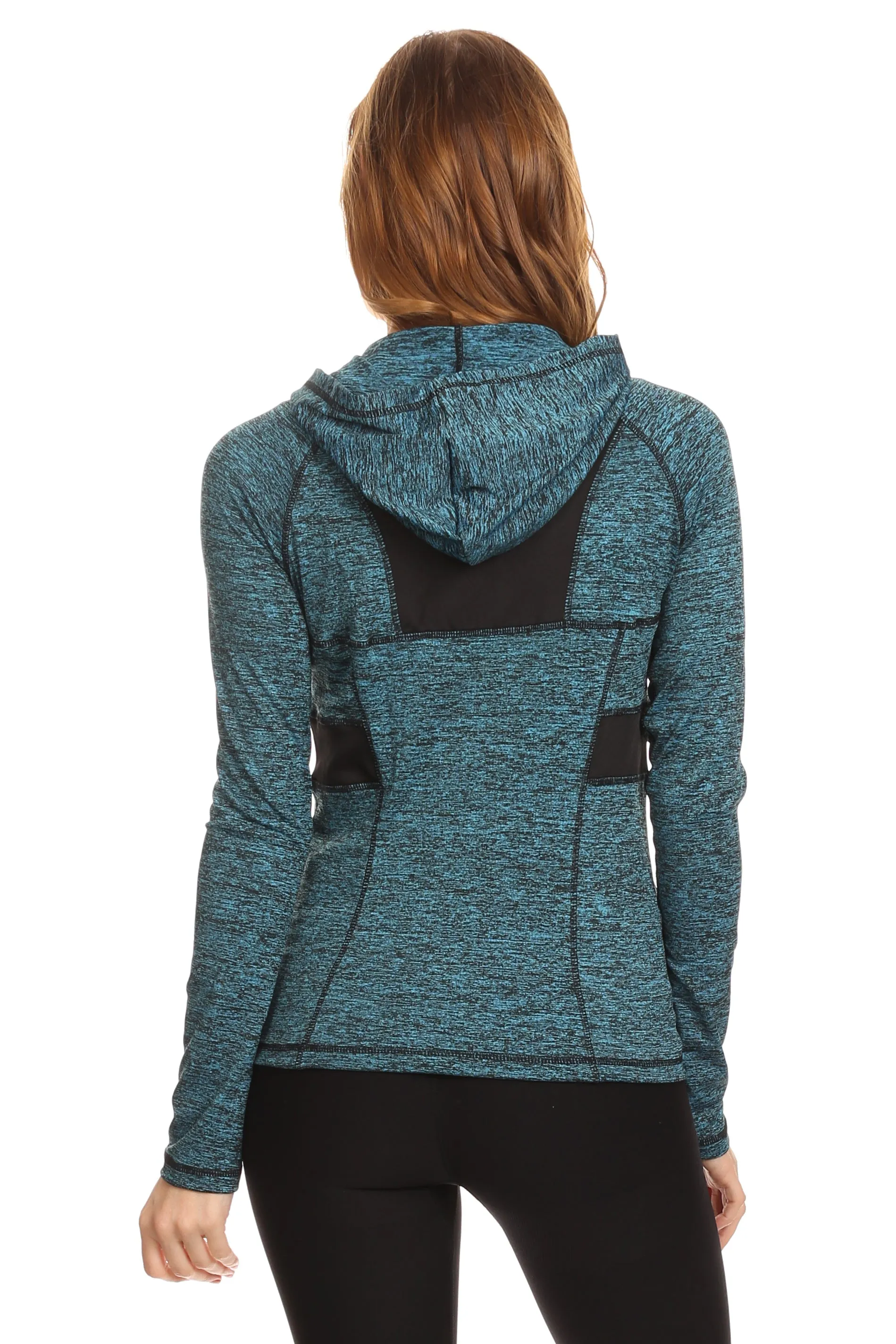 Active Zip Up Jacket With Hoodie