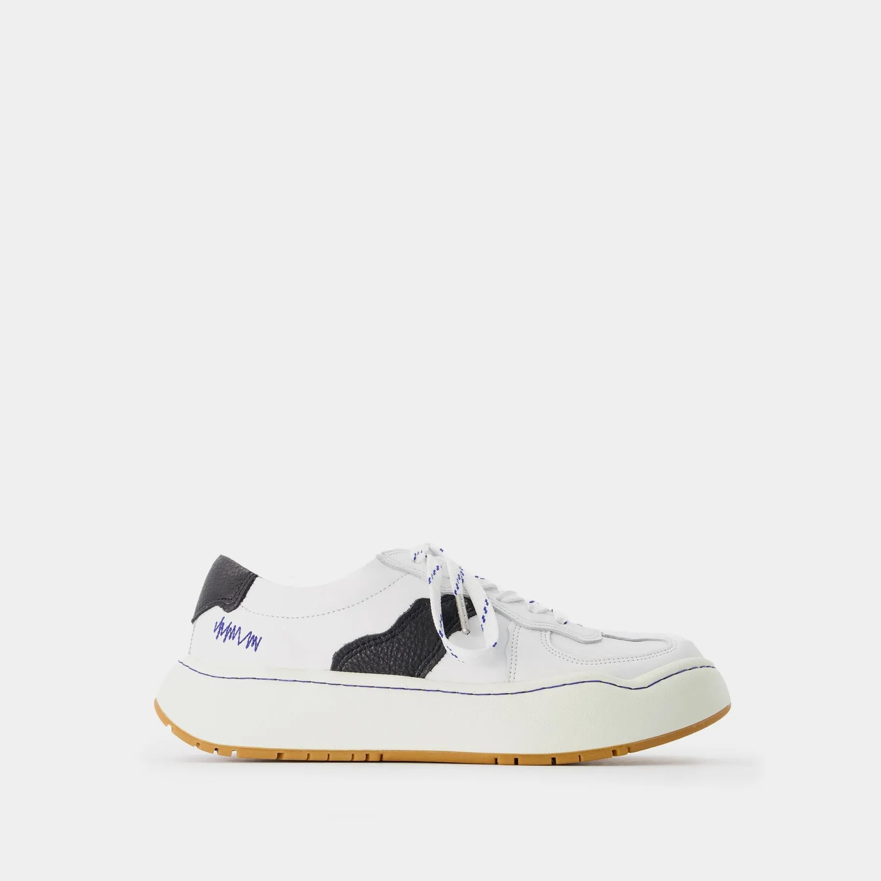 Ader Error  Log; BAUS Sneakers - Ader Error - Leather - White