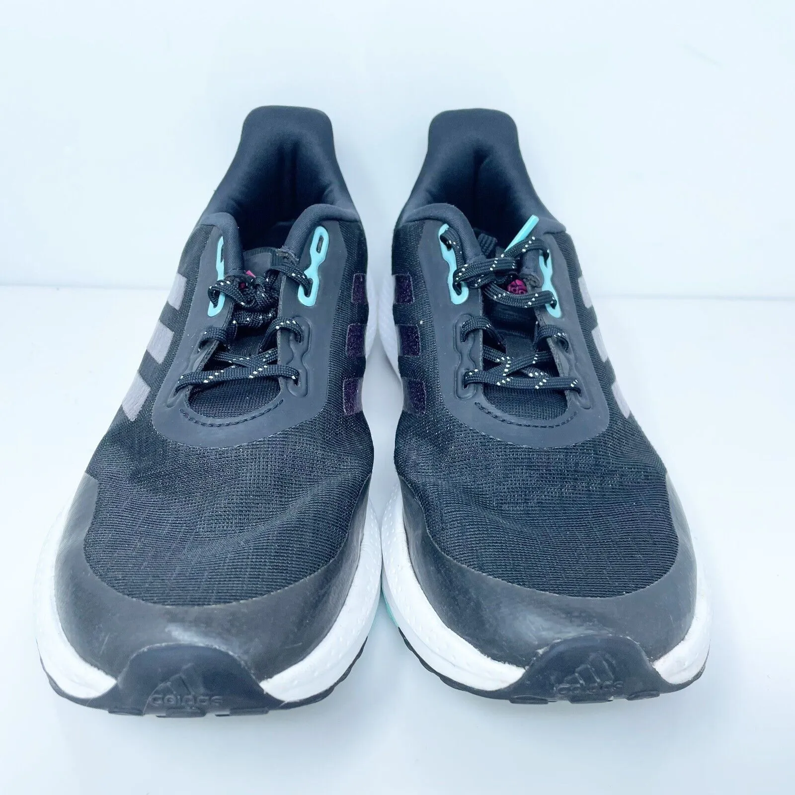 Adidas Boys EQ21 Run H01872 Black Running Shoes Sneakers Size 5