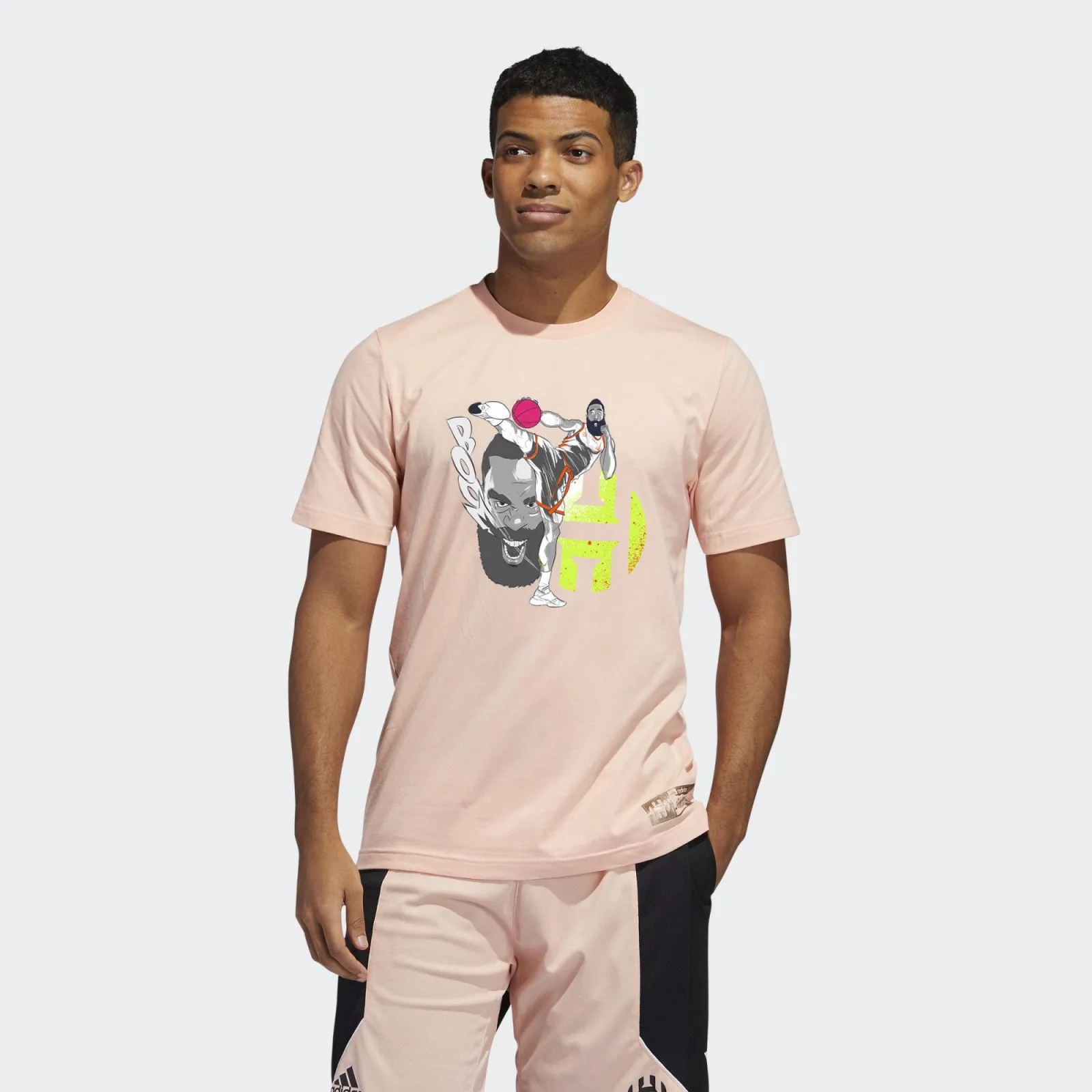 adidas Harden Geek Up Kick T-Shirt ''Glow Pink''