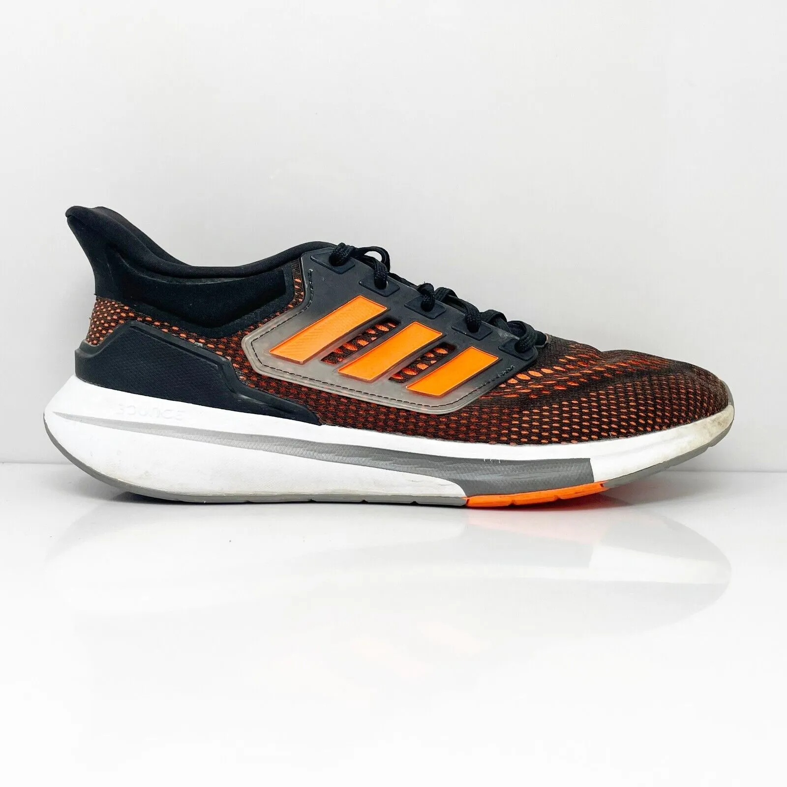 Adidas Mens EQ21 Run GY2193 Orange Running Shoes Sneakers Size 10.5