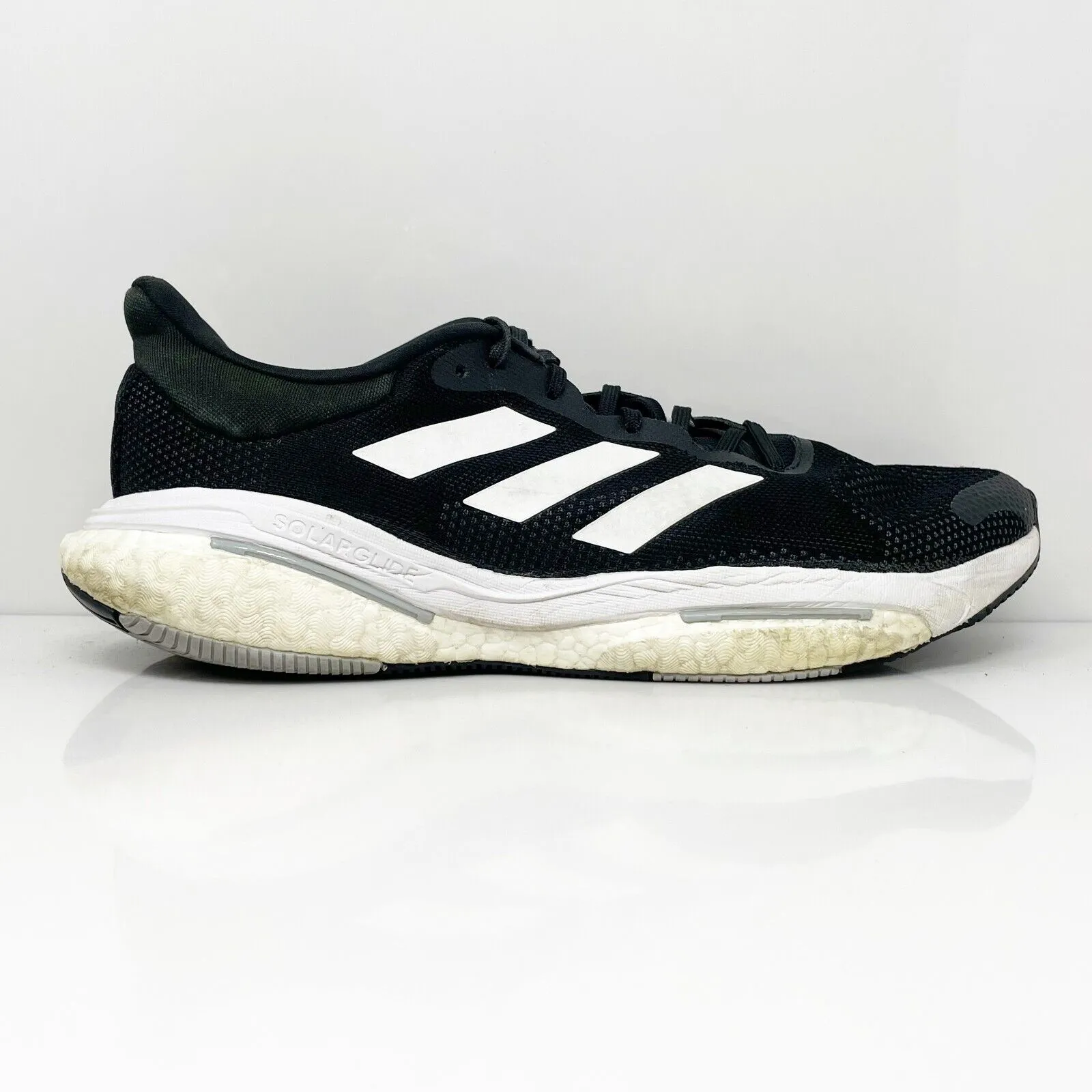 Adidas Mens Solar Glide 5 GX5493 Black Running Shoes Sneakers Size 12