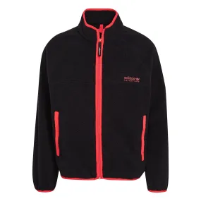 adidas Originals Adventure Polar Fleece Zip-Through Track Jacket - Black
