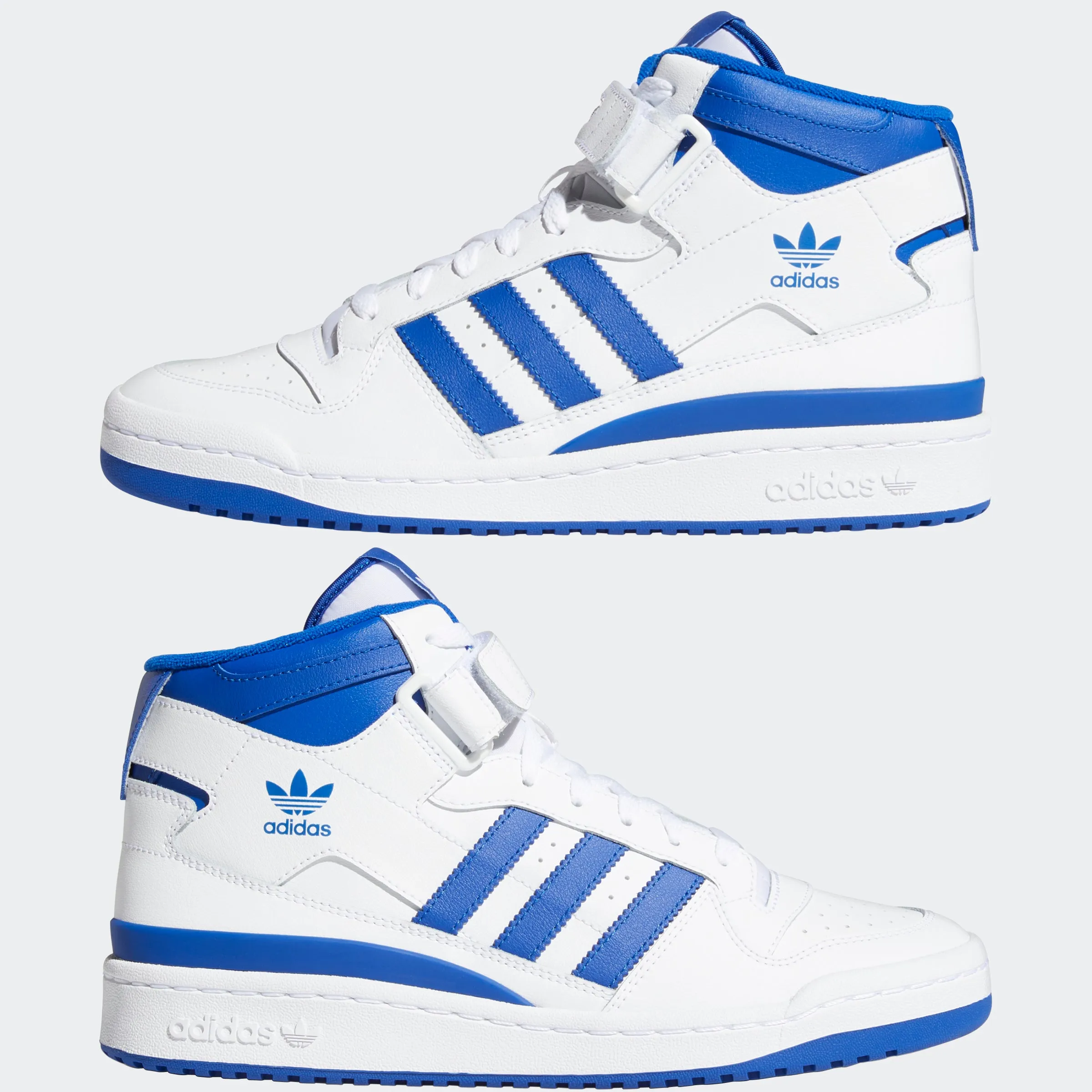 adidas Originals Forum Mid Shoes White Blue