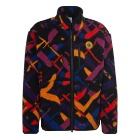 adidas Originals Wander Hour Full-Zip Printed Fleece Jacket - Multi