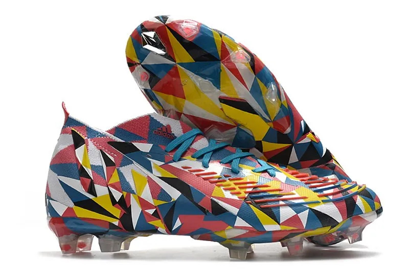 adidas Predator Edge.1 FG Geometric - Bright Blue/Yellow/Solar Red
