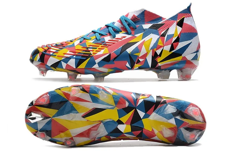 adidas Predator Edge.1 FG Geometric - Bright Blue/Yellow/Solar Red