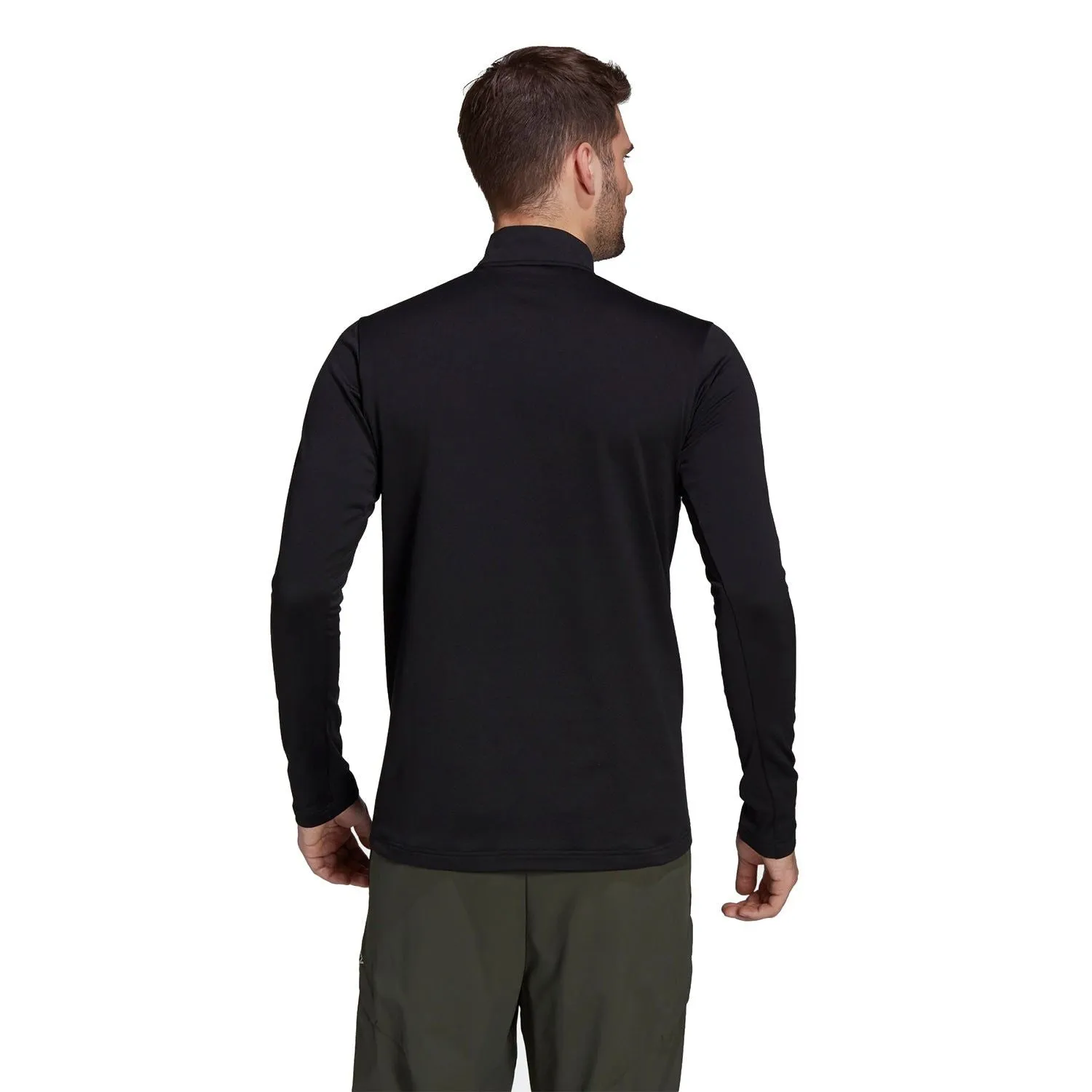 adidas Terrex Everyhike Half-Zip Fleece Jacket - Black
