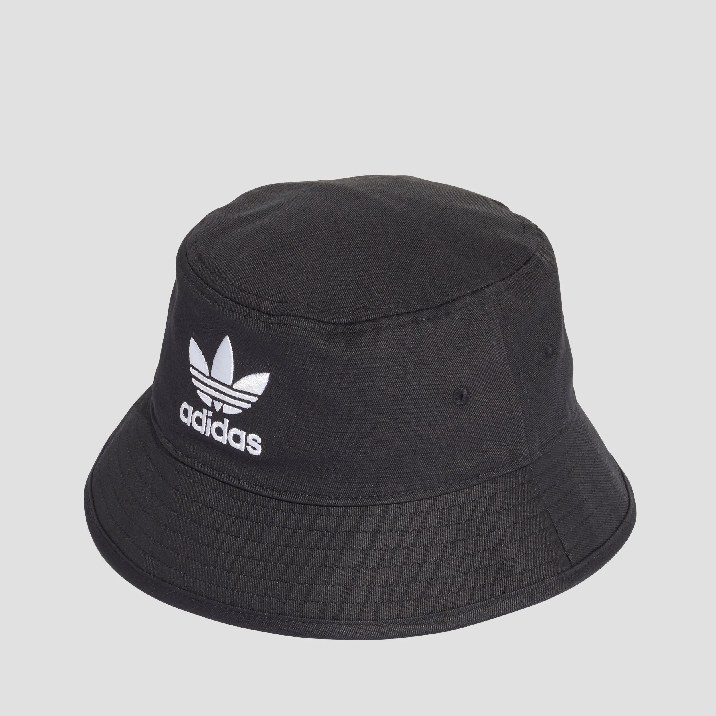 adidas Trefoil Bucket Hat Black / White