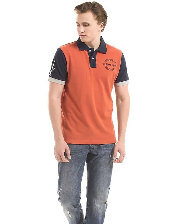 Aeropostale Slim Fit Pique Polo Shirt