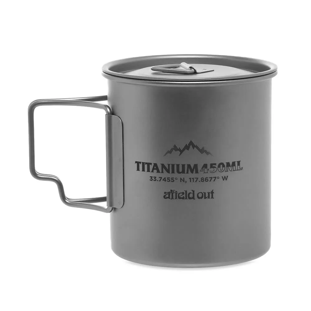 Afield Out 400mL Titanium Mug & LidMetal
