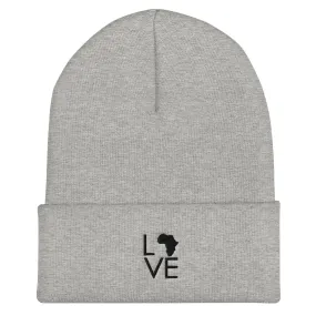 Africa Love Cuffed Beanie