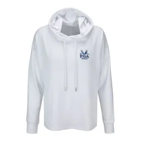 Ahead 2024 PGA Championship Ladies Hooded Fleece Sweatshirt in White
