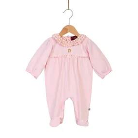 Aigner Kids New Born Pink Sleepsuit & Hat