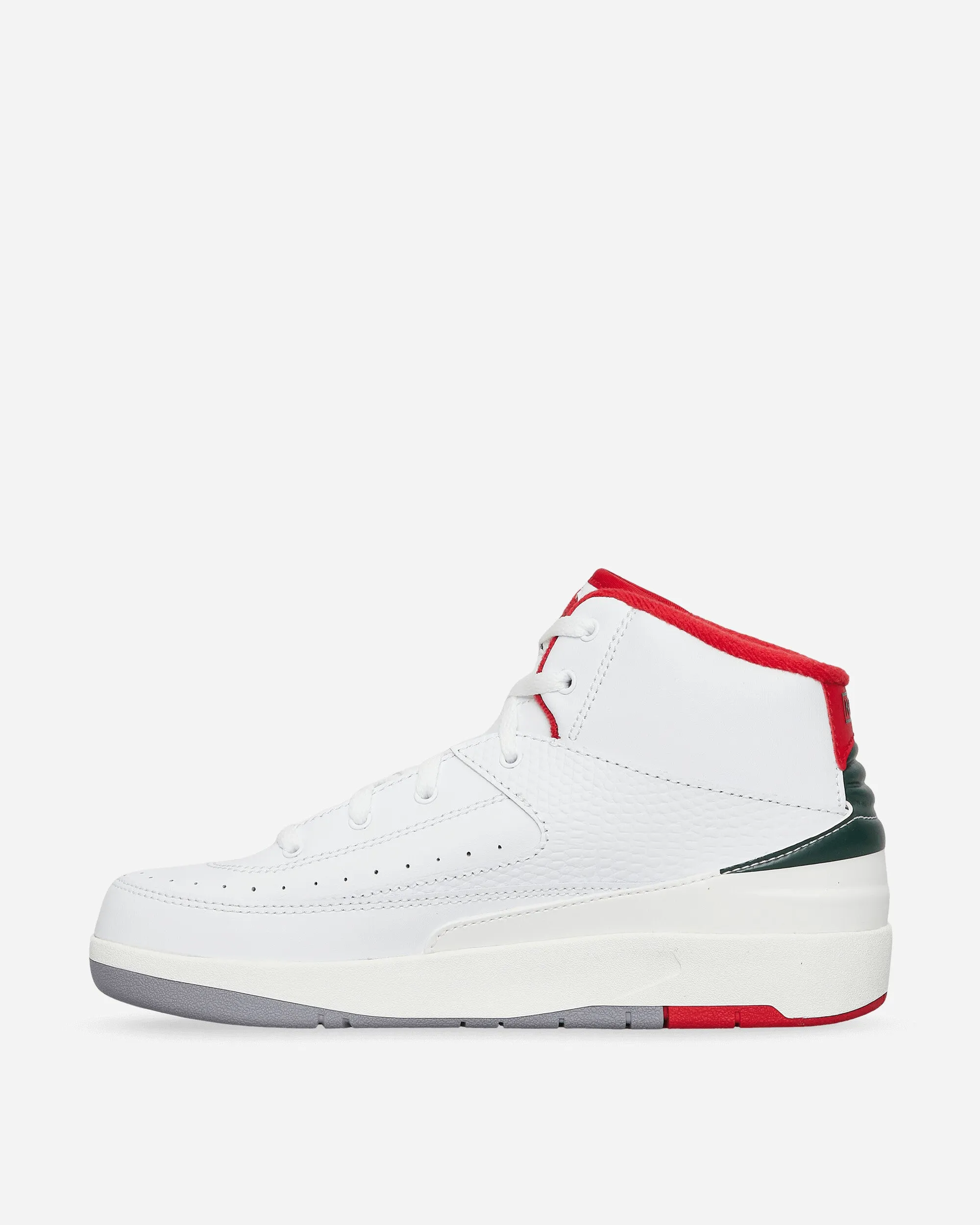 Air Jordan 2 Retro (PS) Sneakers White / Fire Red / Fir / Sail