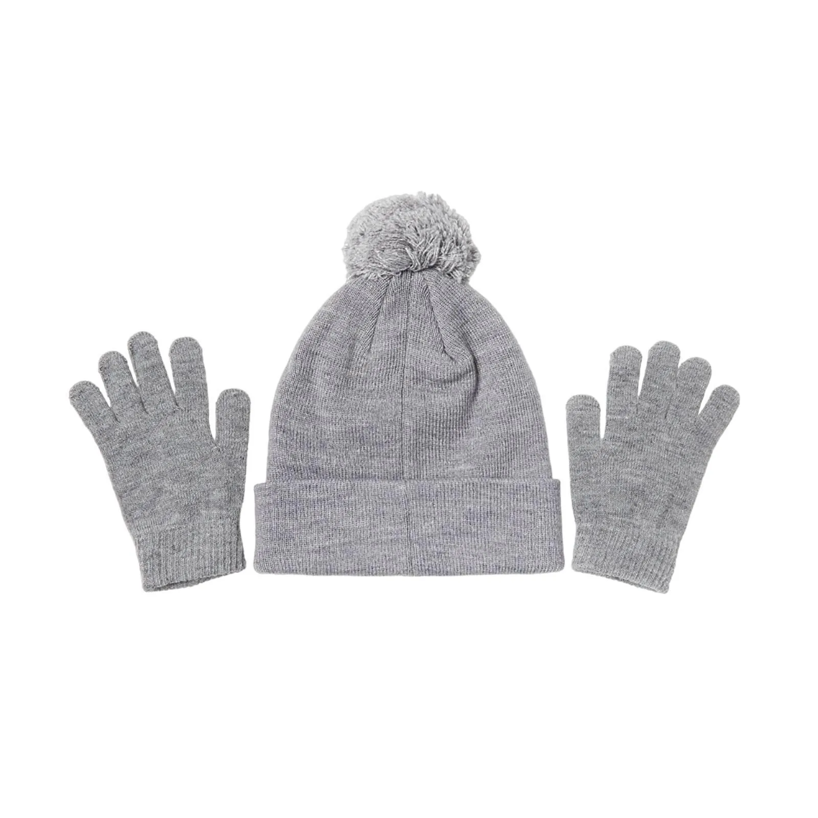 Air Jordan Jumpman Kids Hat and Gloves Set 4-7y ''Grey''