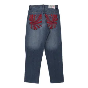 Akademics Embroidered Jeans - 30W 31L Dark Wash Cotton