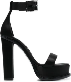 Alexander McQueen 140mm platform sandals Black