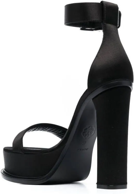 Alexander McQueen 140mm platform sandals Black