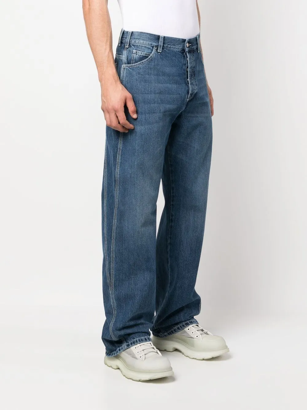 Alexander McQueen    Alexander Mc Queen Workwear Denim Jeans
