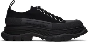 Alexander McQueen Black Tread Slick Sneakers